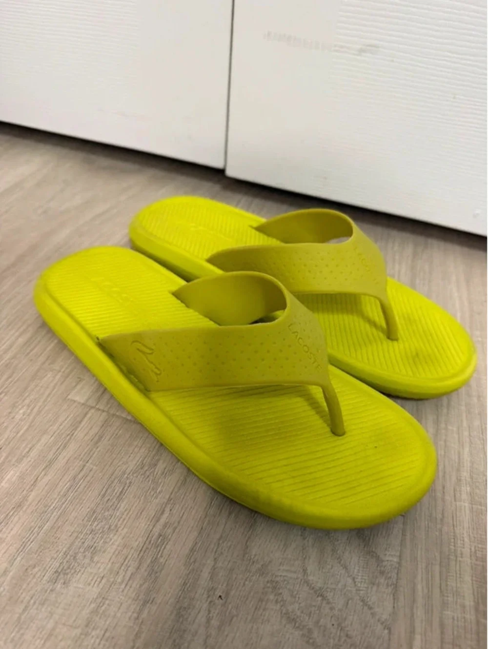 Lacoste Croco Sandal Flip Flops
